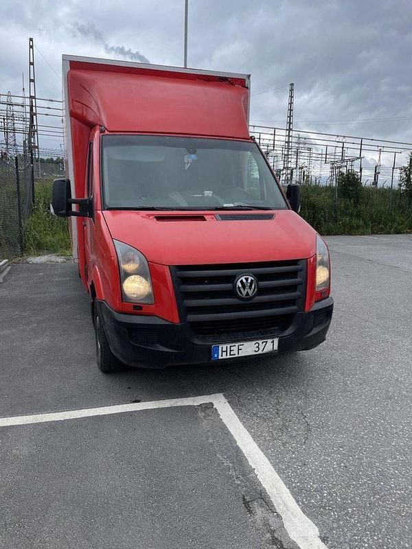 Röd Begagnad 2007 VW Crafter Van | 60 000 kr (Marknadspris) - Bild 1/4