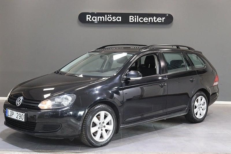 Begagnad VW Golf 122 HK (89 kW) 2010 Svart Kombi