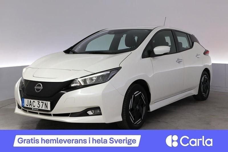 Vit Begagnad 2022 Nissan Leaf Acenta Halvkombi | 145 990 kr (Bra pris) - Bild 1/4