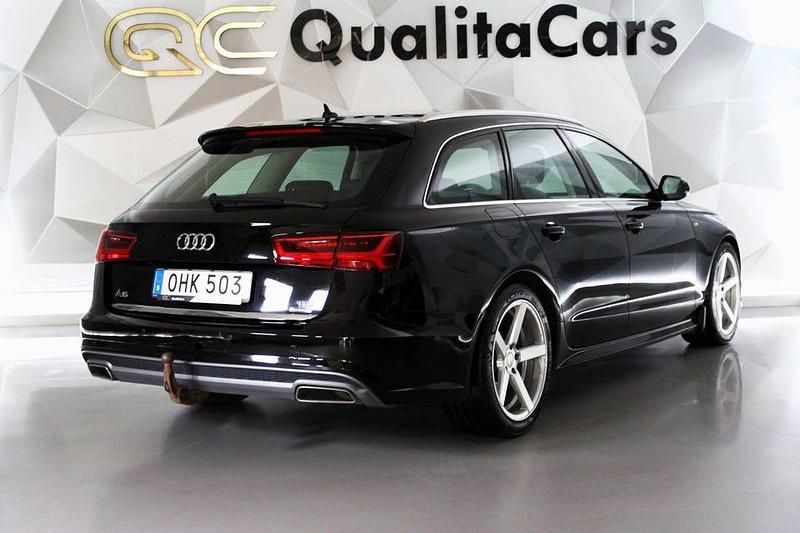Begagnad Audi A6 S-Line 191 HK (140 kW) 2017 Svart Kombi