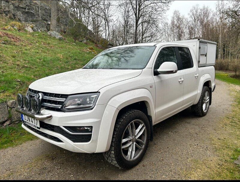 Vit Begagnad 2017 VW Amarok Pickup | 255 000 kr (Superpris) - Bild 1/4