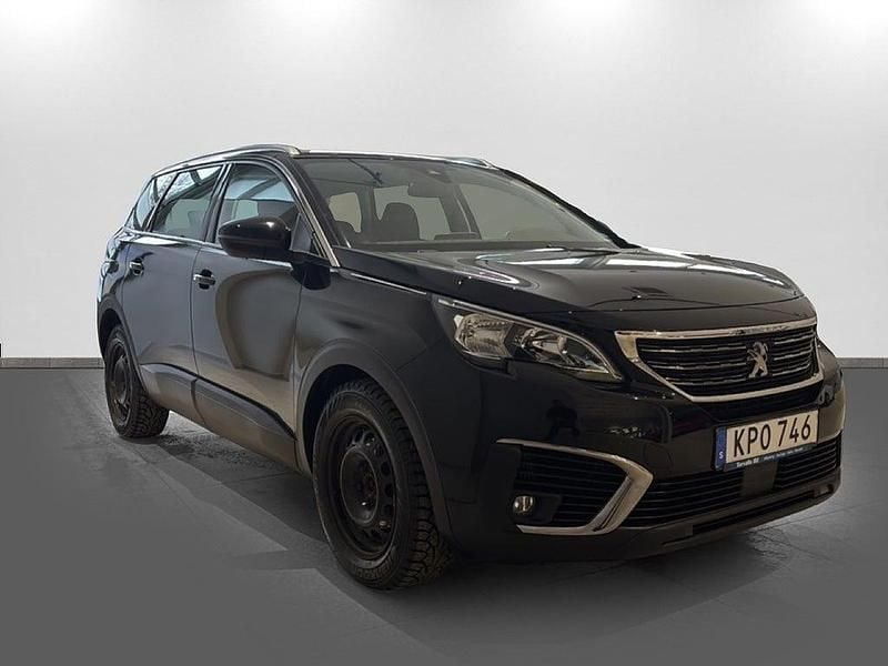 Begagnad Peugeot 5008 131 HK (96 kW) 2019 Svart Minibuss