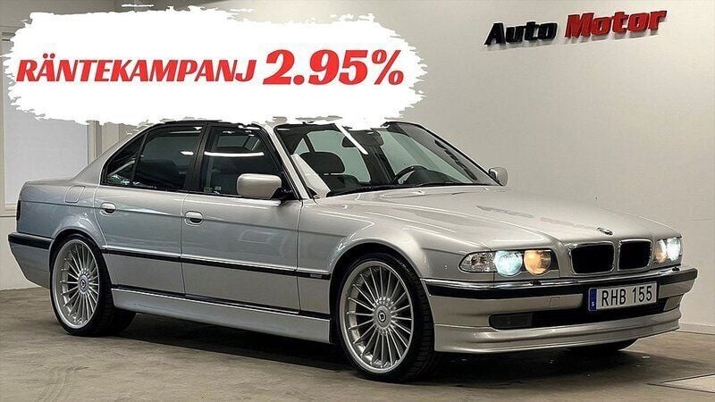 Ljusgrå Begagnad 2000 BMW 740 Sedan | 179 900 kr - Bild 1/3