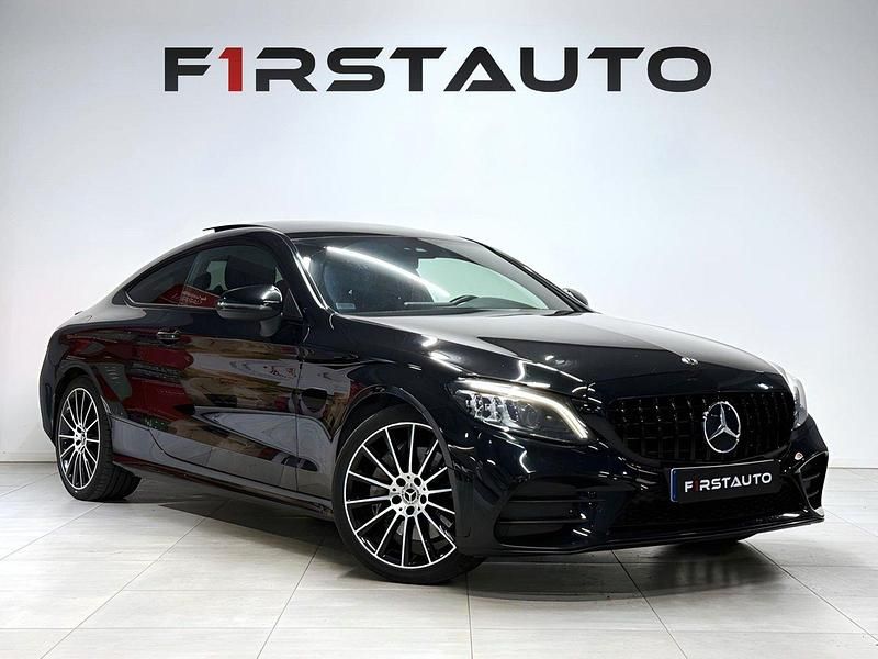Svart Begagnad 2019 Mercedes C300 AMG line Sportkupé | 329 900 kr (Marknadspris) - Bild 1/4