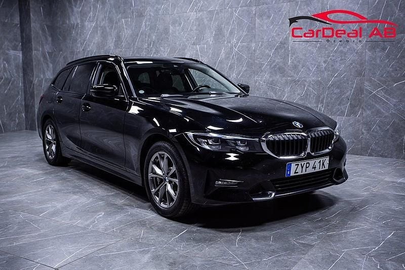Begagnad BMW 330e Sport Line 184 HK (135 kW) 2020 Svart Kombi