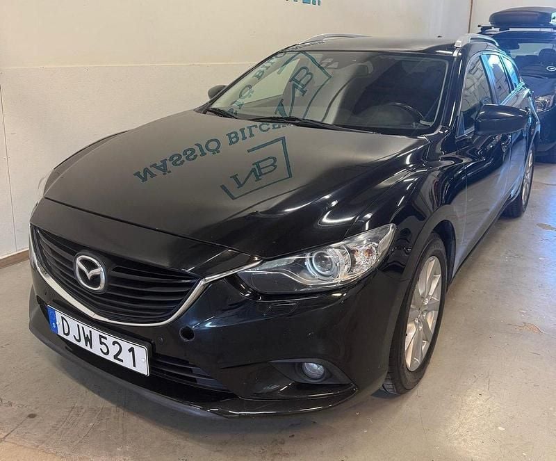 Svart Begagnad 2012 Mazda 6 Kombi | 92 900 kr (Marknadspris) - Bild 1/4