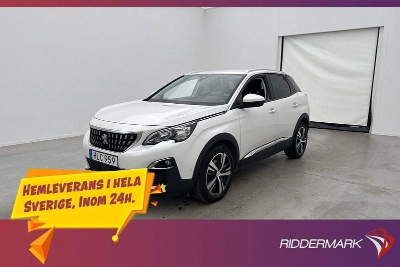 Vit Begagnad 2018 Peugeot 3008 Allure SUV | 174 800 kr (Marknadspris) - Bild 1/3