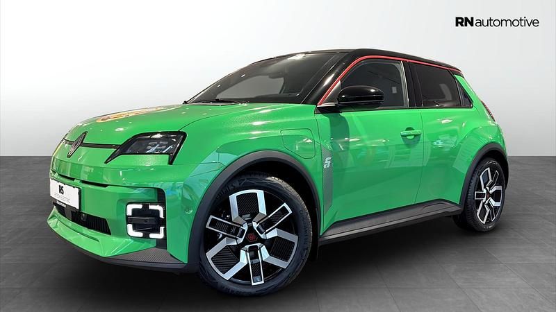 Grön Ny 2025 Renault 5 E-Tech Techno Halvkombi | 348 900 kr (Marknadspris) - Bild 1/4