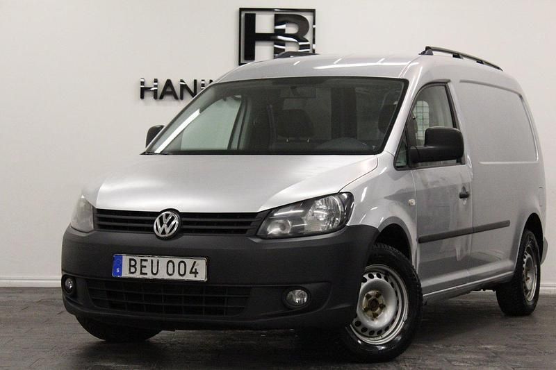 Silver Begagnad 2014 VW Caddy Maxi Minibuss | 64 900 kr (Bra pris) - Bild 1/4