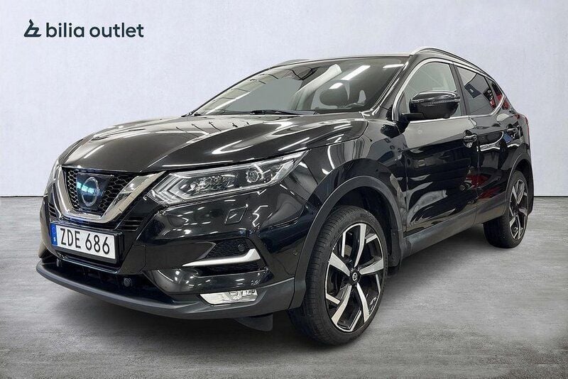 Svart Begagnad 2017 Nissan Qashqai SUV | 95 000 kr - Bild 1/3