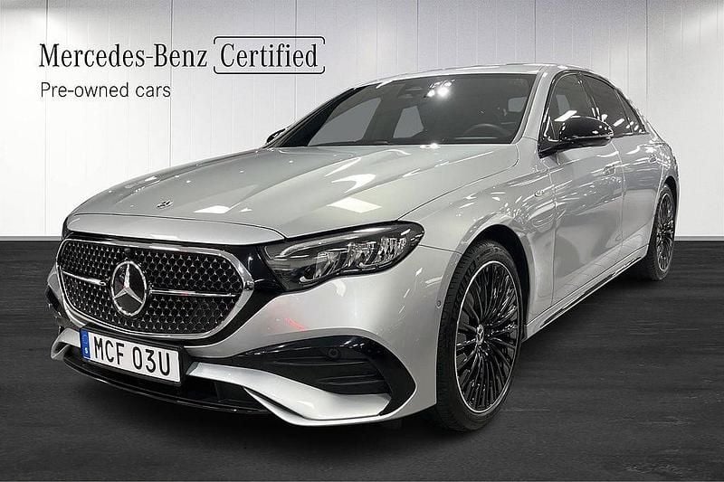 Silver Begagnad 2025 Mercedes E300 AMG line Sedan | 679 000 kr (Lite dyr) - Bild 1/3