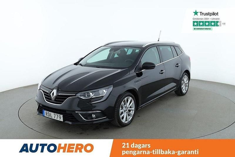Svart Begagnad 2018 Renault Mégane GrandTour Zen Kombi | 152 000 kr (Marknadspris) - Bild 1/4