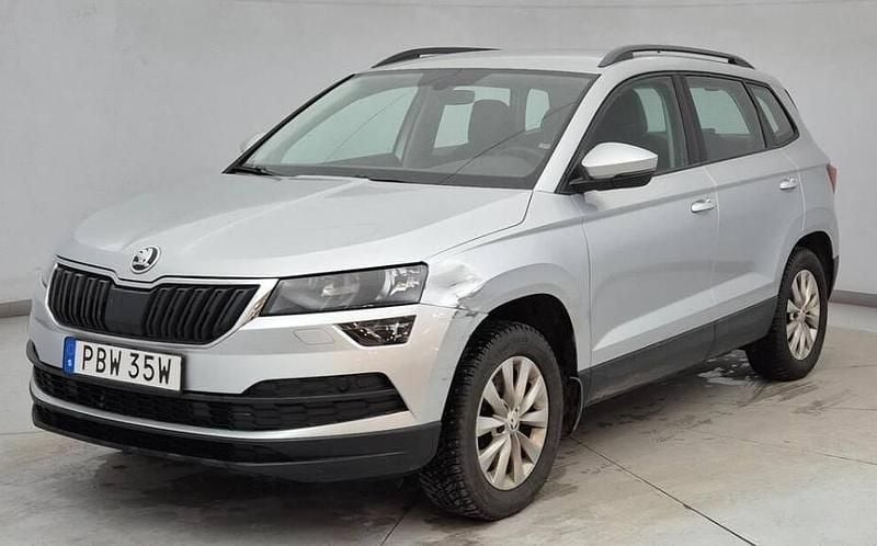 Silver Begagnad 2020 Skoda Karoq Ambition SUV | 129 900 kr (Marknadspris) - Bild 1/4