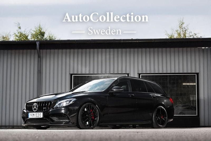 Svart Begagnad 2016 Mercedes C63S AMG AMG Kombi | 459 900 kr (Marknadspris) - Bild 1/4