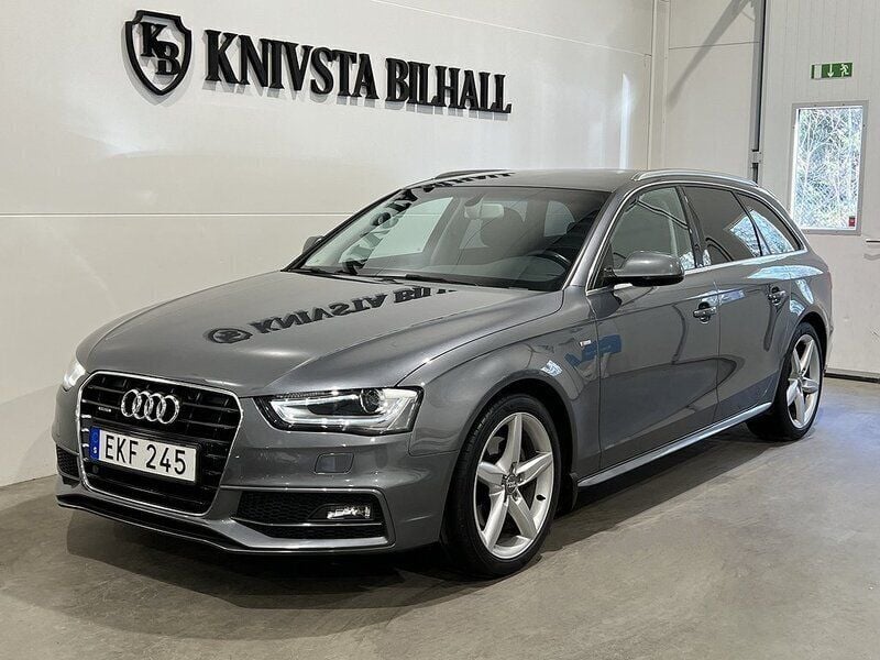 Grå Begagnad 2014 Audi A4 S-Line Kombi | 159 800 kr (Marknadspris) - Bild 1/4