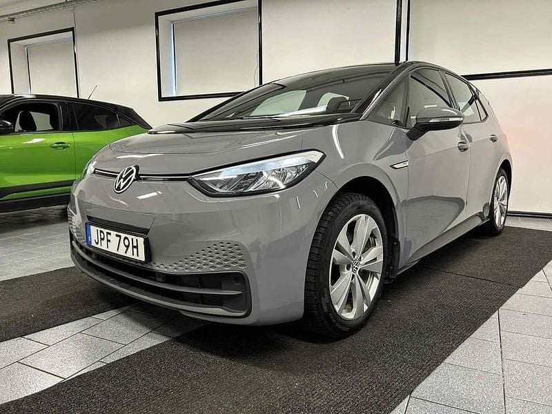 Grå Begagnad 2022 VW ID.3 Pro Performance Halvkombi | 225 500 kr (Bra pris) - Bild 1/4