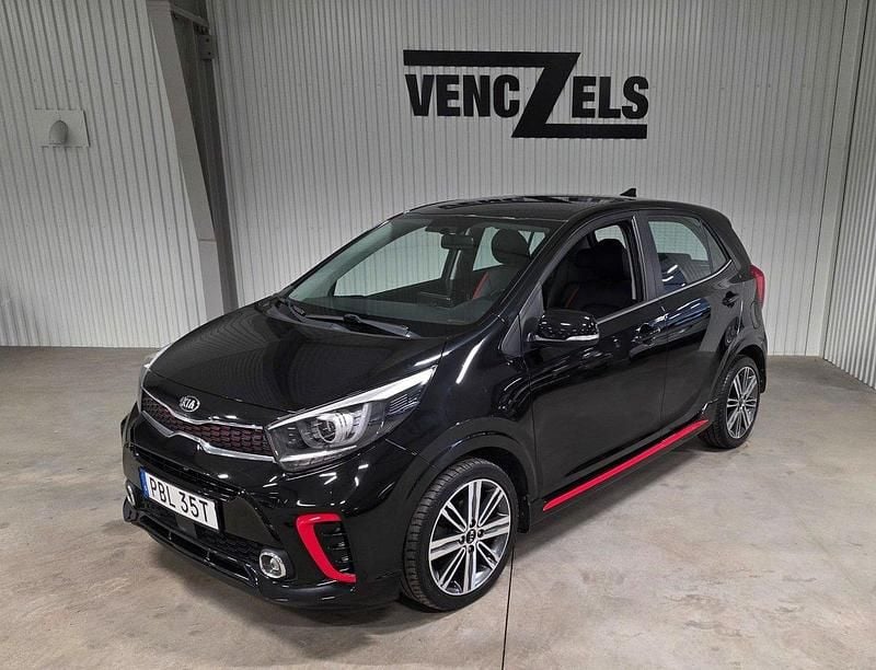 Svart Begagnad 2019 Kia Picanto Halvkombi | 129 000 kr (Lite dyr) - Bild 1/4