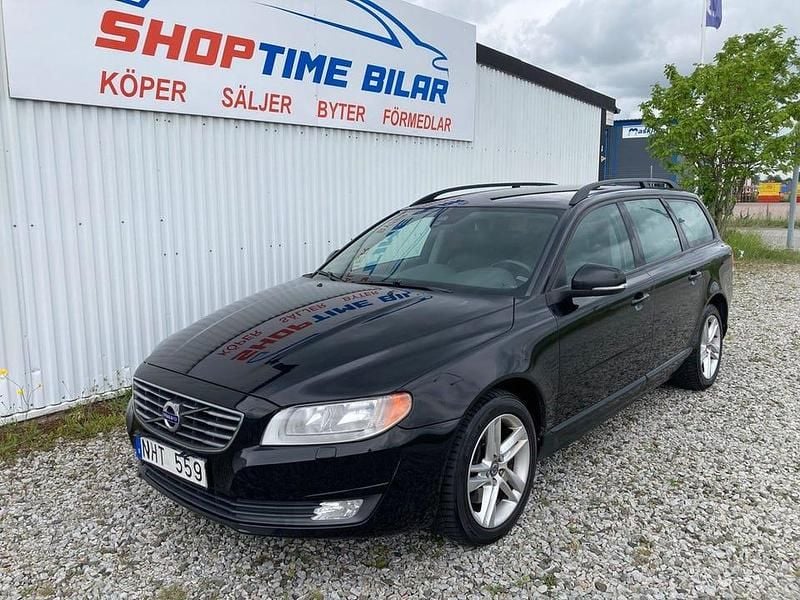 Svart Begagnad 2014 Volvo V70 Kombi | 59 900 kr - Bild 1/4
