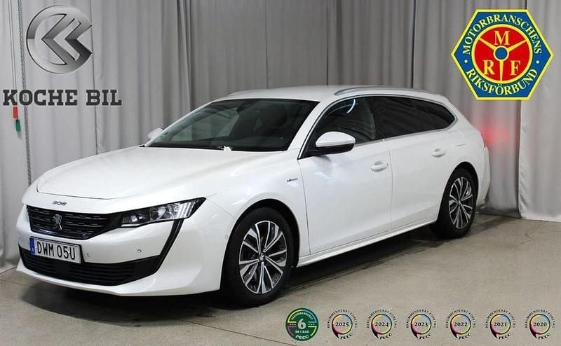 Vit Begagnad 2021 Peugeot 508 S Kombi | 189 900 kr (Marknadspris) - Bild 1/3