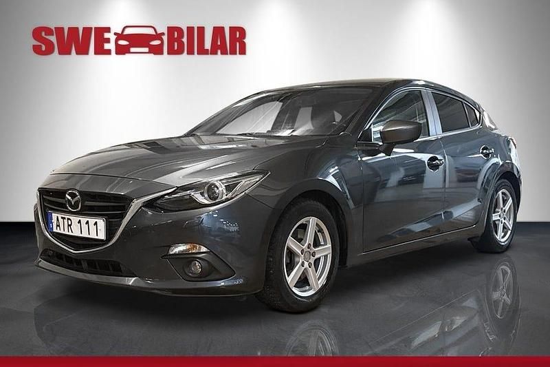 Grå Begagnad 2014 Mazda 3 Inclusive Halvkombi | 129 900 kr (Marknadspris) - Bild 1/4