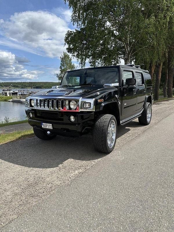 Svart Begagnad 2003 Hummer H2 SUV | 189 000 kr - Bild 1/4