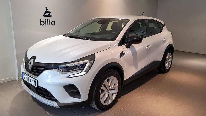 Vit Begagnad 2021 Renault Captur Zen SUV | 189 000 kr (Bra pris) - Bild 1/4