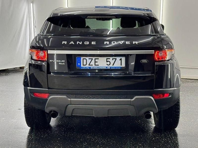 Begagnad Land Rover Range Rover evoque 241 HK (177 kW) 2012 Svart SUV