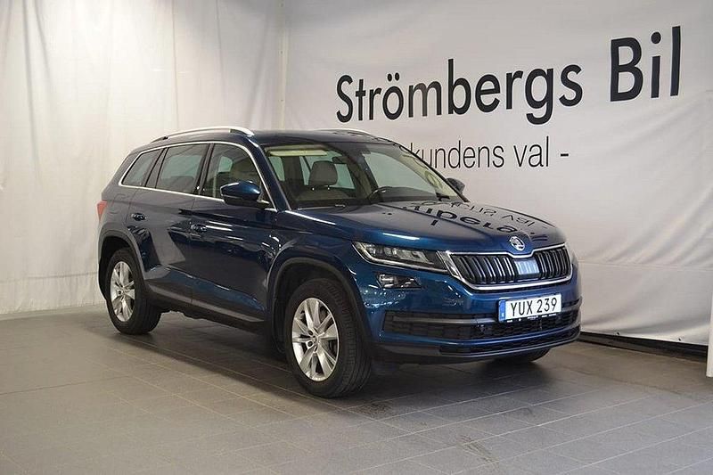 Blå Begagnad 2017 Skoda Kodiaq Style SUV | 259 000 kr (Lite dyr) - Bild 1/4