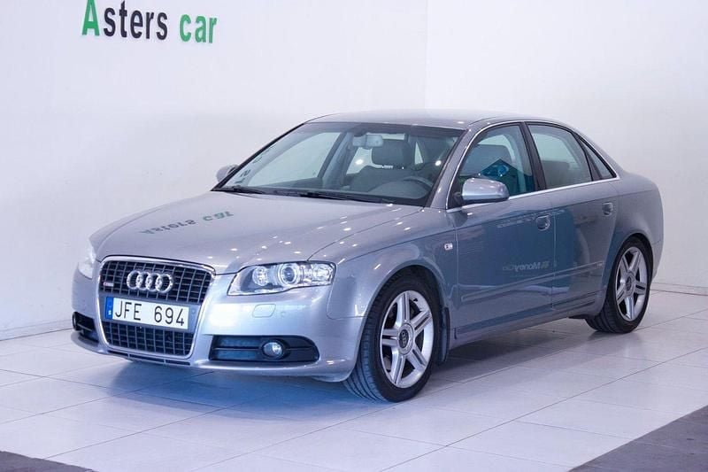 Mörkgrå Begagnad 2007 Audi A4 S-Line Sedan | 79 900 kr (Marknadspris) - Bild 1/4
