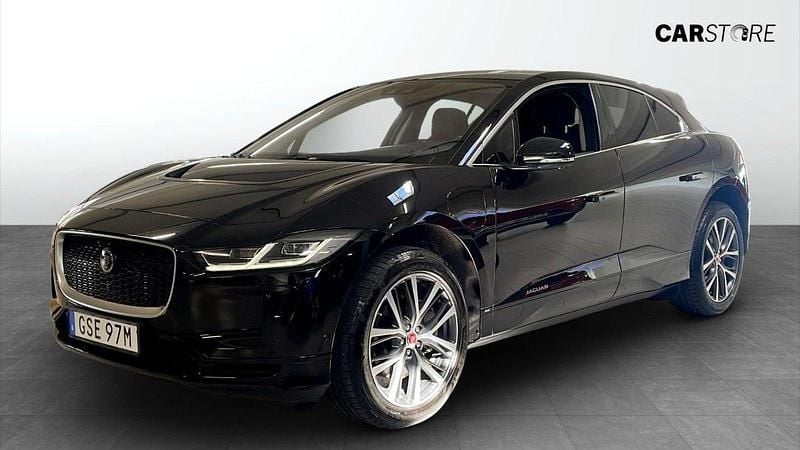 Svart Begagnad 2019 Jaguar I-Pace SUV | 309 900 kr (Bra pris) - Bild 1/4