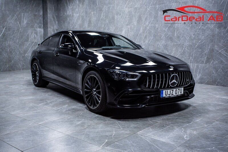 Svart Begagnad 2019 Mercedes AMG GT 43 AMG Sportkupé | 699 800 kr (Bra pris) - Bild 1/4