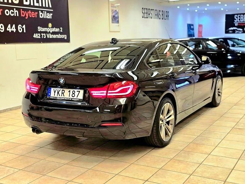 Begagnad BMW 420 Gran Coupé Sport Line 190 HK (139 kW) 2018 Svart Sportkupé