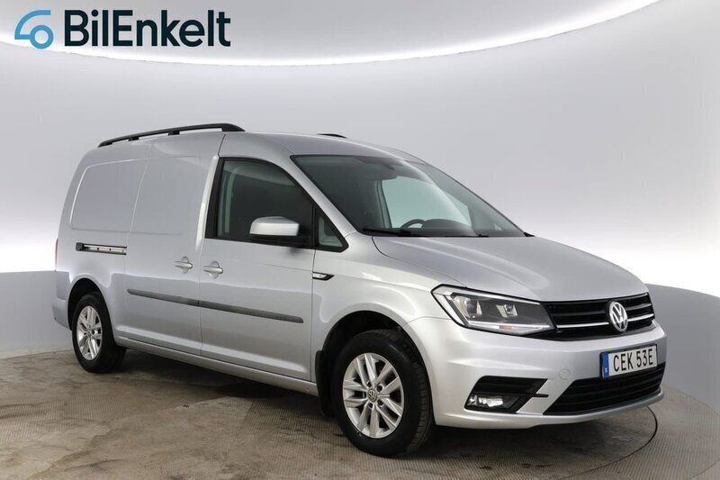 Silver Begagnad 2020 VW Caddy Maxi Minibuss | 189 900 kr (Marknadspris) - Bild 1/4