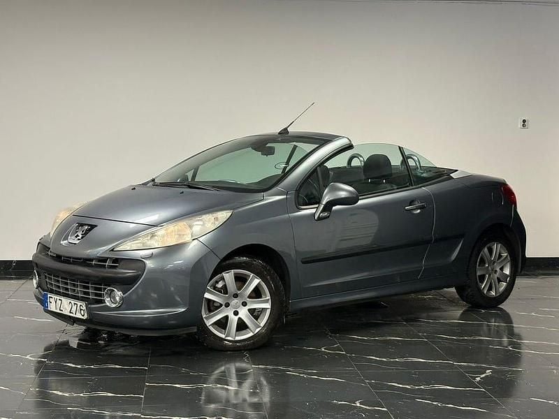 Grå Begagnad 2007 Peugeot 207 CC Cab | 34 900 kr (Marknadspris) - Bild 1/4