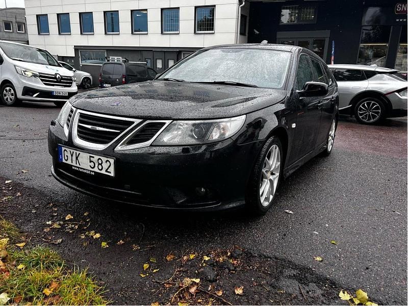 Svart Begagnad 2008 Saab 9-3 Kombi | 22 000 kr (Superpris) - Bild 1/4