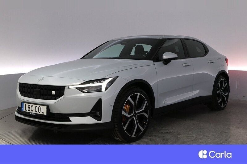 Silver Begagnad 2023 Polestar 2 Performance Sedan | 420 900 kr (Bra pris) - Bild 1/3