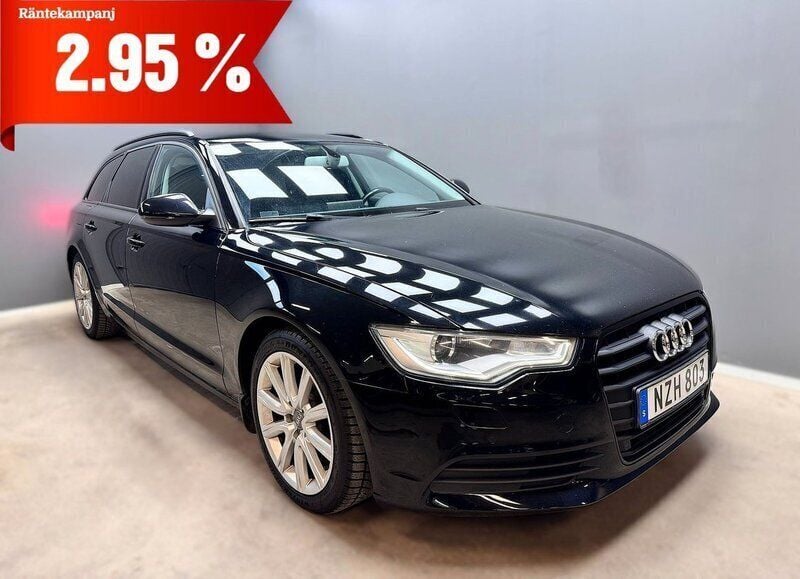 Svart Begagnad 2014 Audi A6 Kombi | 144 900 kr (Marknadspris) - Bild 1/4