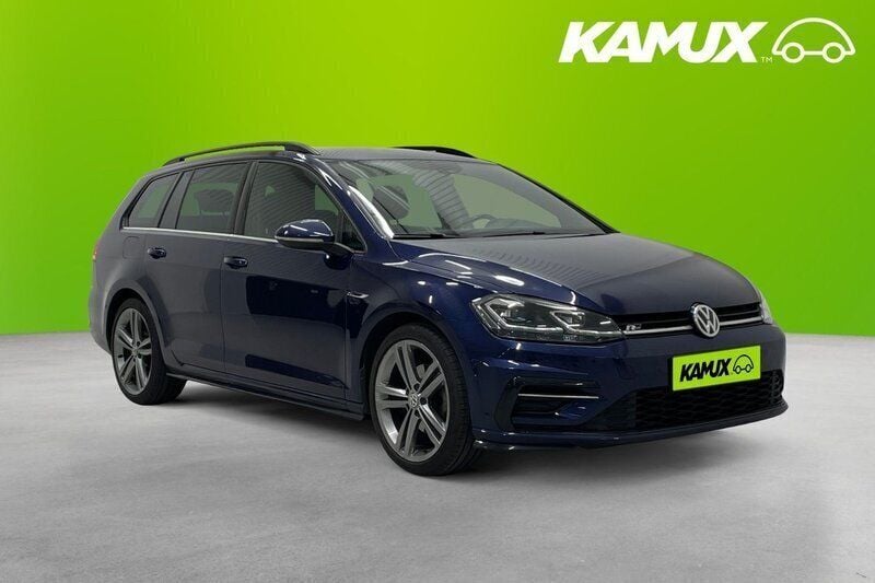 Blå Begagnad 2019 VW Golf VII R-line Kombi | 184 800 kr (Marknadspris) - Bild 1/4