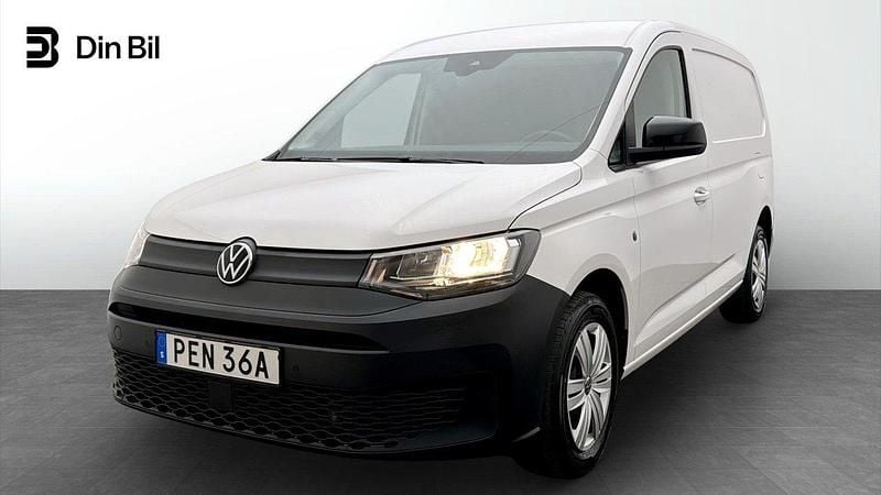 Vit (candyvit) Begagnad 2022 VW Caddy Maxi Minibuss | 279 900 kr (Superpris) - Bild 1/4