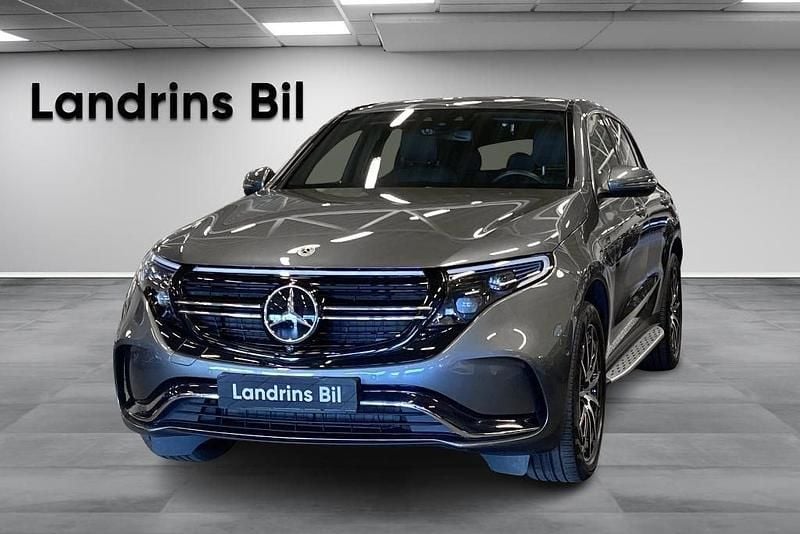 Grå Begagnad 2022 Mercedes EQC400 AMG line SUV | 549 000 kr - Bild 1/4