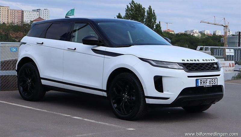Vit svart Begagnad 2020 Land Rover Range Rover evoque SE SUV | 369 900 kr (Bra pris) - Bild 1/4