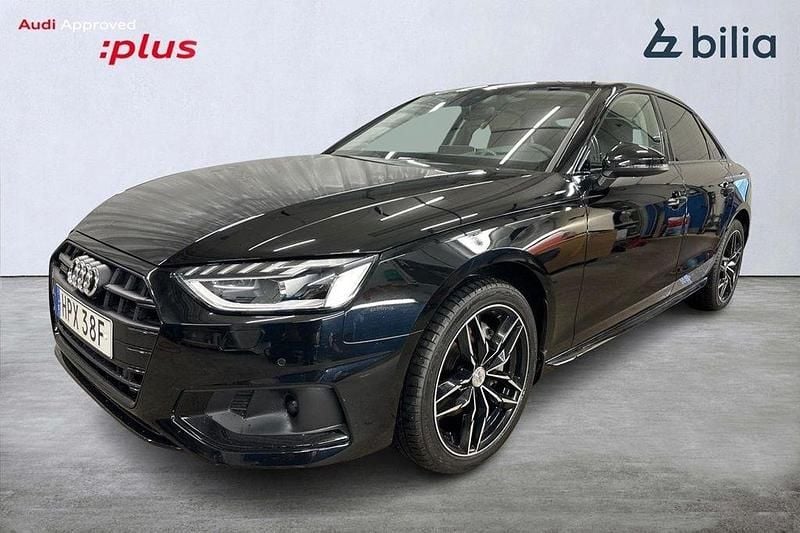 Brilliantsvart Begagnad 2019 Audi A4 Advanced Plus Sedan | 298 500 kr (Marknadspris) - Bild 1/3