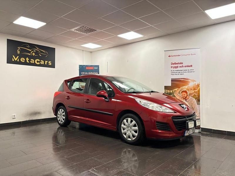 Röd Begagnad 2010 Peugeot 207 Kombi | 38 900 kr (Lite dyr) - Bild 1/4