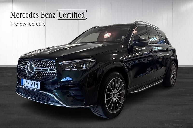 Grön (green) Begagnad 2023 Mercedes GLE350 Premium SUV | 879 000 kr - Bild 1/4
