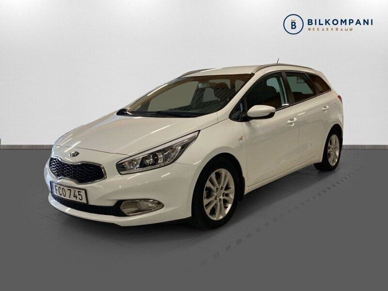 Vit Begagnad 2013 Kia Ceed Sportswagon Kombi | 114 800 kr (Marknadspris) - Bild 1/4