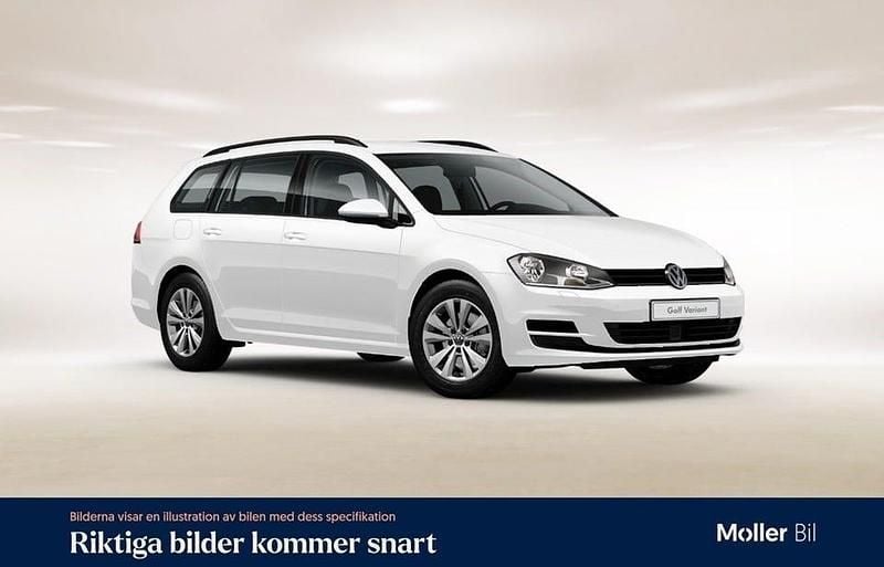 Vit Begagnad 2016 VW Golf VII Kombi | 119 900 kr (Marknadspris) - Bild 1/4
