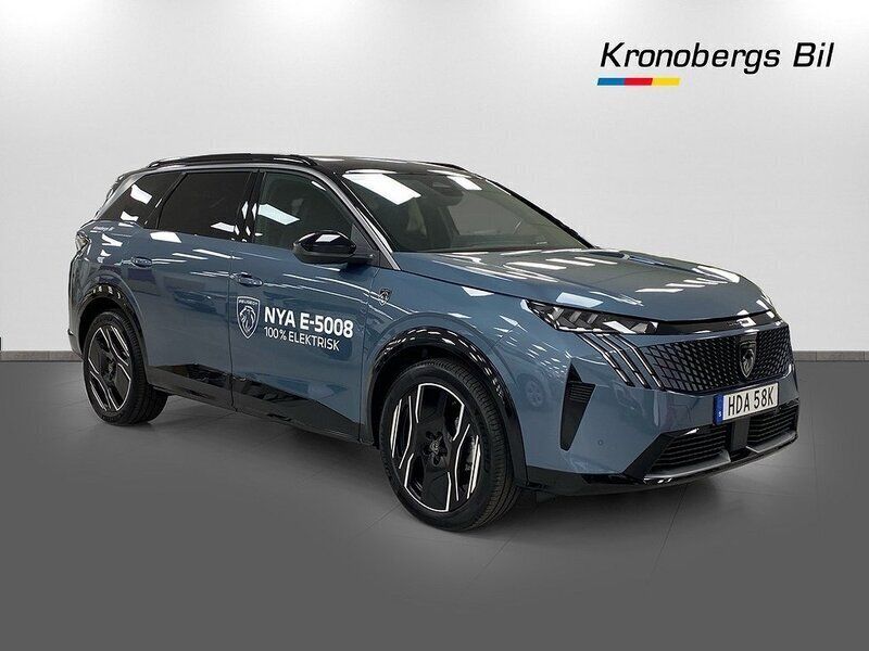 Begagnad Peugeot e-5008 GTi 157 kW (214 HK) 2024 Blå (blå inrago) SUV