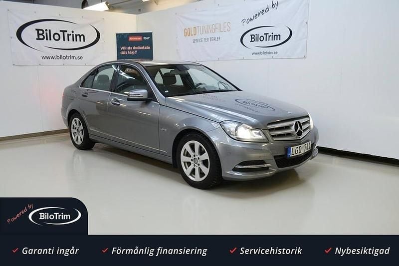 Silver Begagnad 2012 Mercedes C220 Avantgarde Sedan | 109 000 kr (Marknadspris) - Bild 1/4