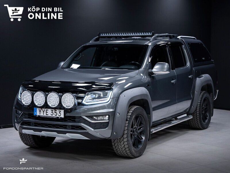 Grå Begagnad 2019 VW Amarok Aventura Pickup | 468 900 kr (Dyr) - Bild 1/4