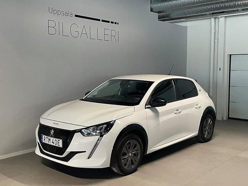 Vit Begagnad 2022 Peugeot e-208 Allure Halvkombi | 209 900 kr - Bild 1/4